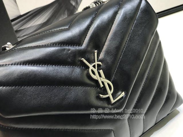 YSL爆款女士包包 聖羅蘭經典款LouLou Y中號形挎包 YSL肩背斜挎包 464676  jjh1172